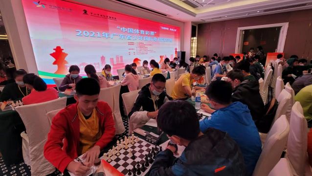 逐鹿楚河汉界广东省少年国际象棋冠军赛在三乡开枰