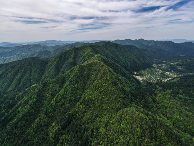 这是4月20日拍摄的梵净山新金顶(无人机照片.