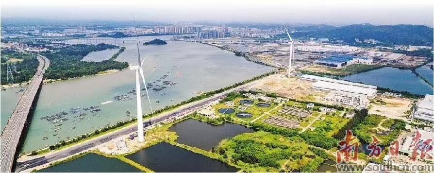 2024年12月初，两台大容量海上风电机组在广东省风电临海试验基地进行测试。南方日报记者 石磊 通讯员 黄斯奇 摄