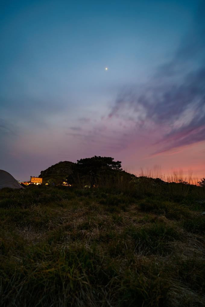 2023年5月15日在浙江杭州临安清凉峰拍摄的金星。（郑剑丰 摄）