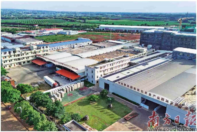 琼州海峡一体化高质量发展示范带（徐闻片区）产业转移工业园。陈欢 摄