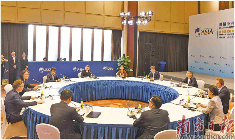  3月26日，博鳌亚洲论坛“在AI应用中塑造核心竞争力”分论坛现场。新华社发