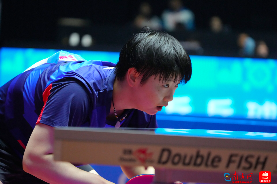 河北隊(duì)孫穎莎在比賽中