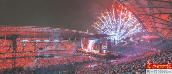 謝霆鋒廣州演唱會。南都記者 鄒衛(wèi) 攝