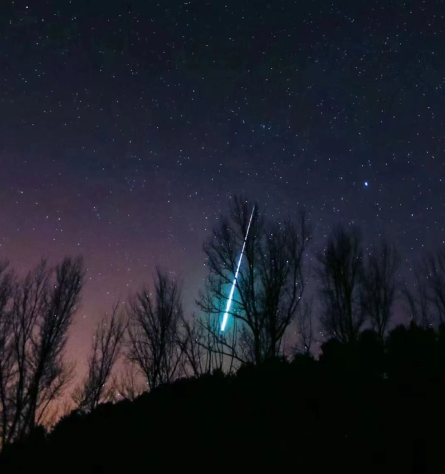 △雙子座流星雨（資料圖）