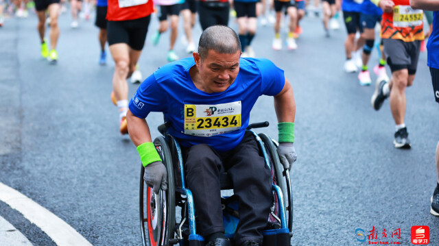 2025黃埔馬拉松輪椅選手，攝影：曹雅琴