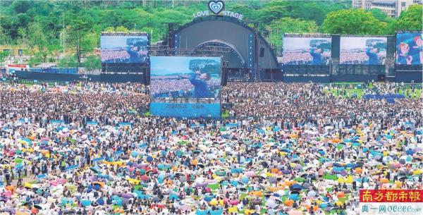5月2日至4日，2026東莞超級草莓音樂節(jié)在東莞市松山湖中心公園大草坪舉辦。主辦方供圖